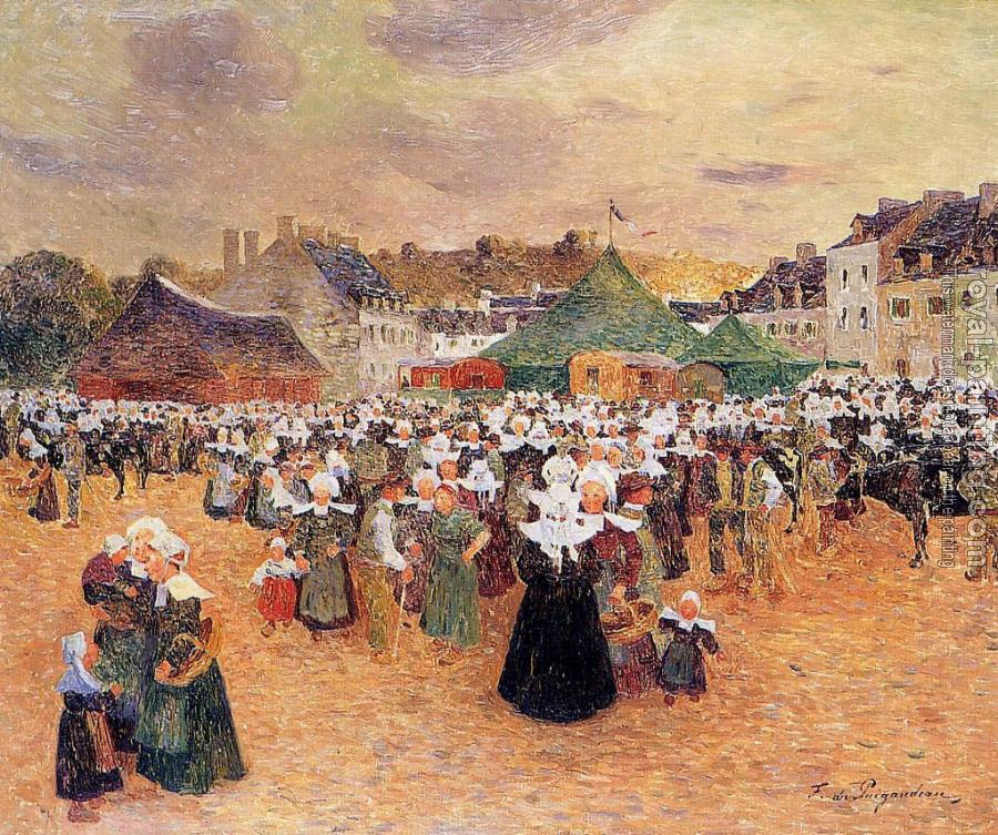 Ferdinand Loyen Du Puigaudeau : The Fair at Pont-Aven